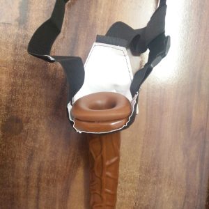 Silicon ( brown ) Condom Whih Belt Condom Belt, For Personal, Dose: Washable