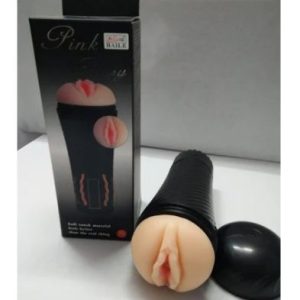 Pink Pussy Masturbation Cup for Male Vibration Soft Silicone Vagina