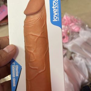 x-tra grith 30% thicker lovetoy pleasure extender cerise