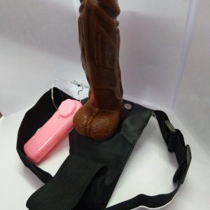 Belt DAREGAN (VIBRATOR)Wear Penis (Brown)