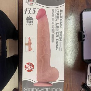 SLIDING-SKIN DONG 13.5” (LOVETOY)