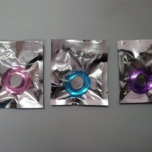 ROUND RING(Pack of 3)blue,perpal,pink