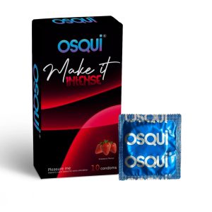 osqui strawberry flavour (pack of 10 condoms)